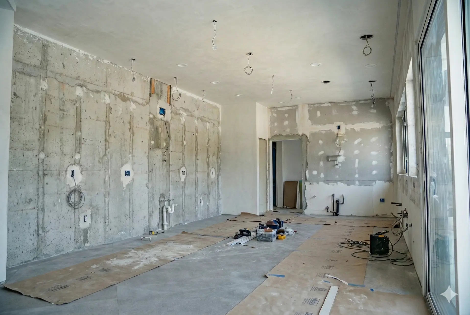 Full-Height Custom White Kitchen Cabinets with Crystalo Quartzite custom cabinetry project by Americana Studio
