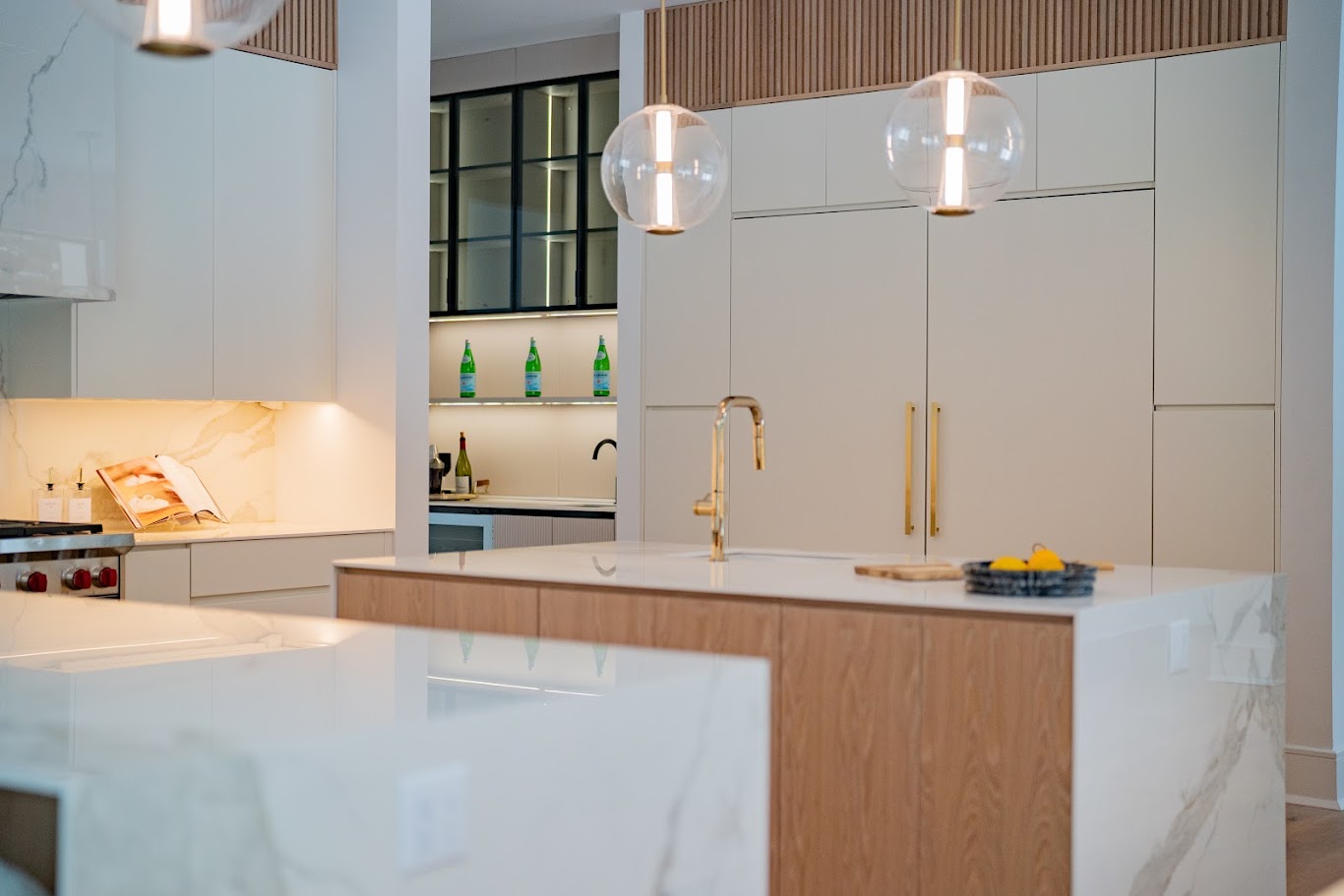 Americana Studio Paramus showroom custom cabinetry display