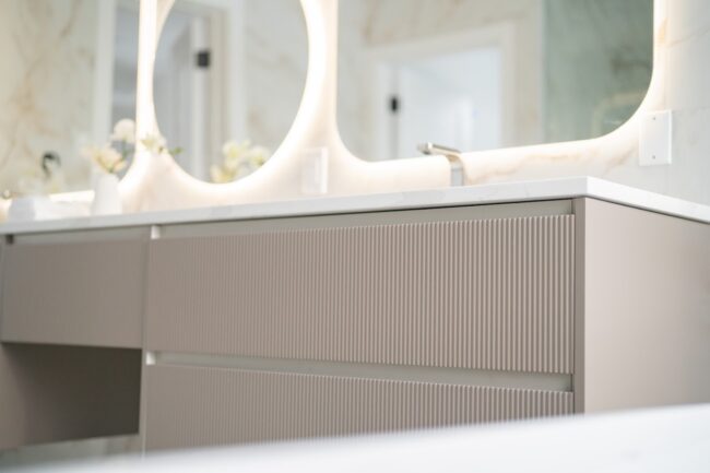 Americana Studio Paramus showroom custom cabinetry display