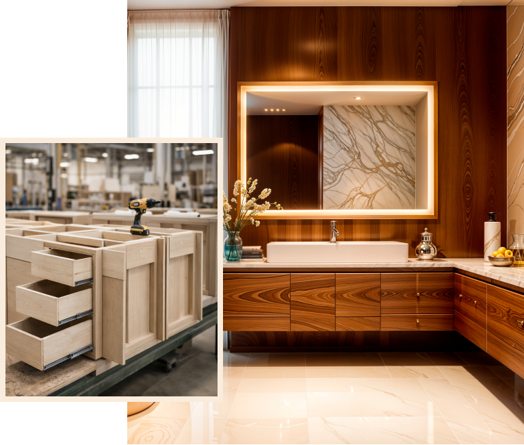 Americana Studio custom cabinets and millwork